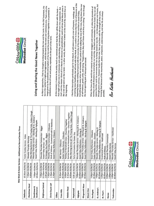 March 2026 – May 2026 Plan – Issued 29