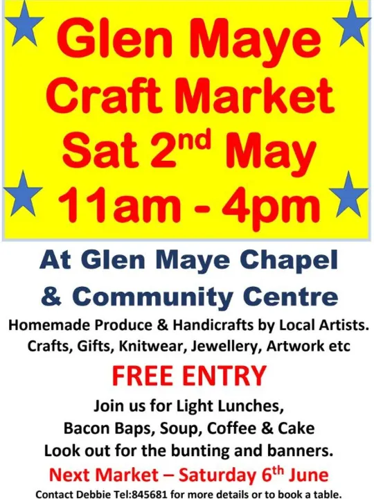 Glen Maye Craft 2nd May 2026