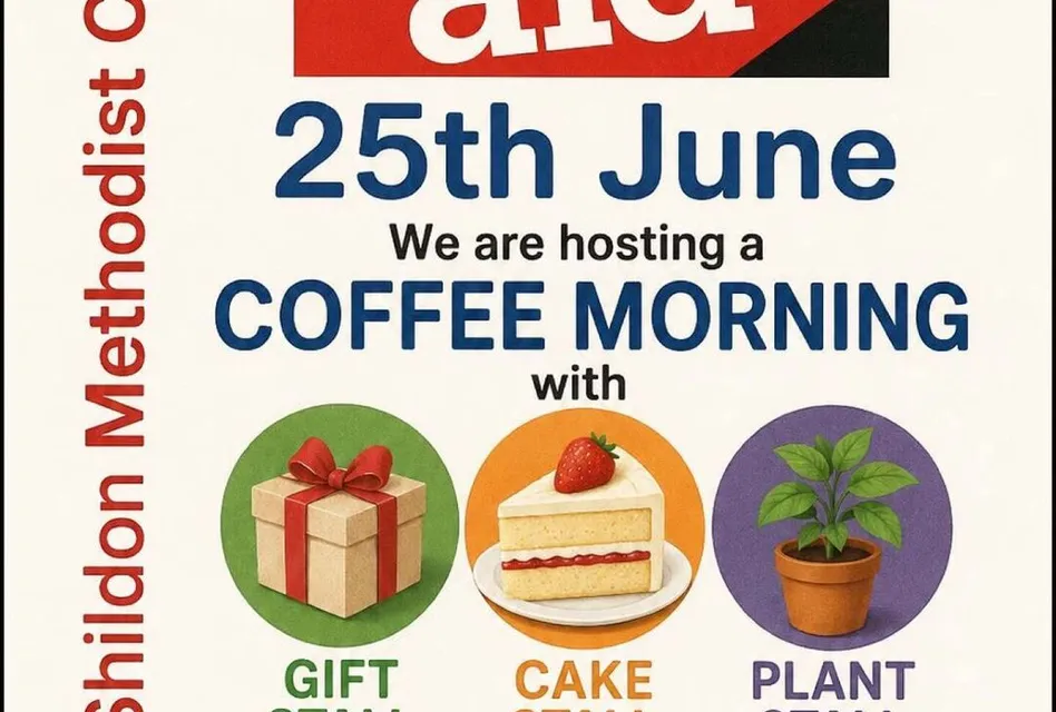 Shildon Christian Aid Coffee Morning 25.06.2026