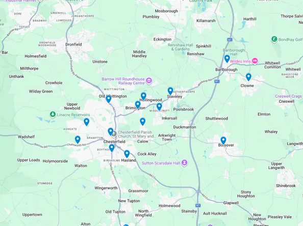 Circuit map of Churches