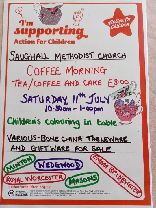 Saughall Coffee Morning 11th July