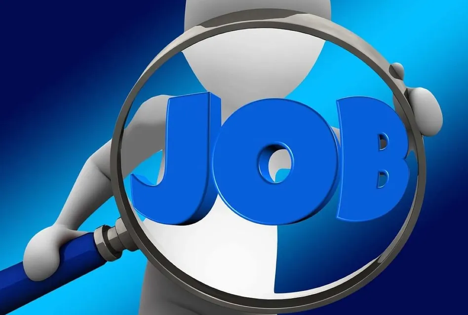 Looking for a job, work, silhouettes, man
