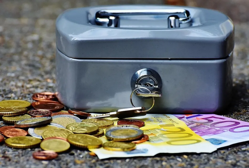 Cashbox, money, currency, cash box, finance