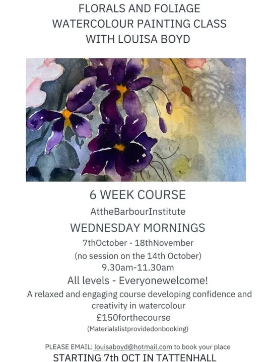 Watercolour Painting Class
