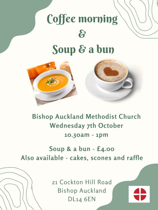 Bamc Coffee Morning and Soup and a Bun 7 Oct 2026