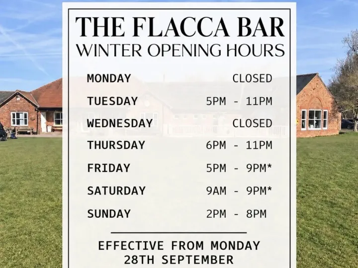Flacca Opening Times