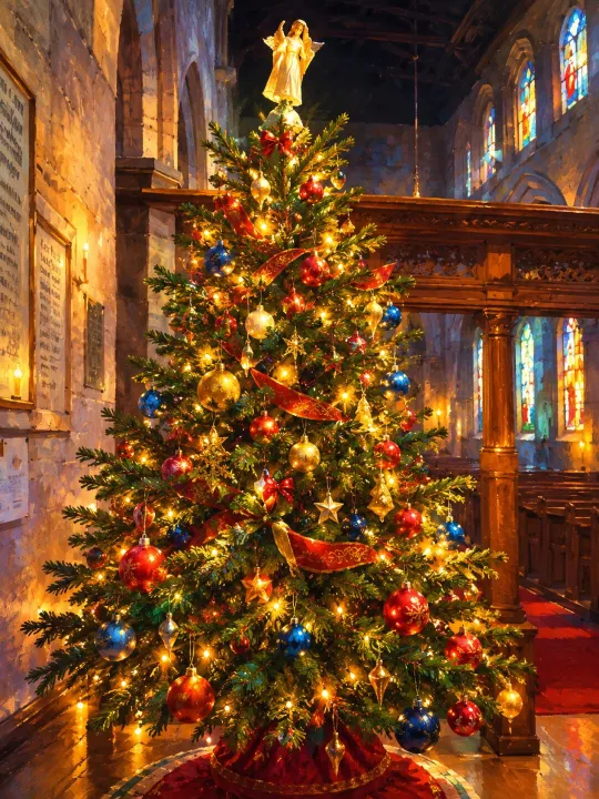 Church Christma S Tree Festival