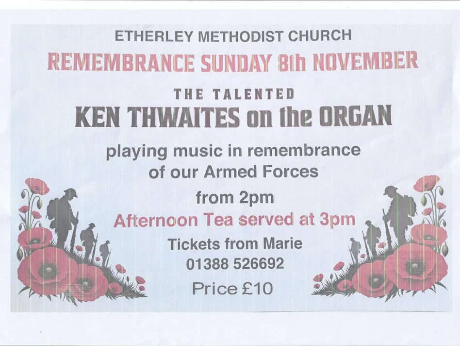 Etherley Remembrance 2026