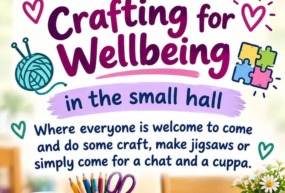 Crafting For Wellbeing Tuesdays