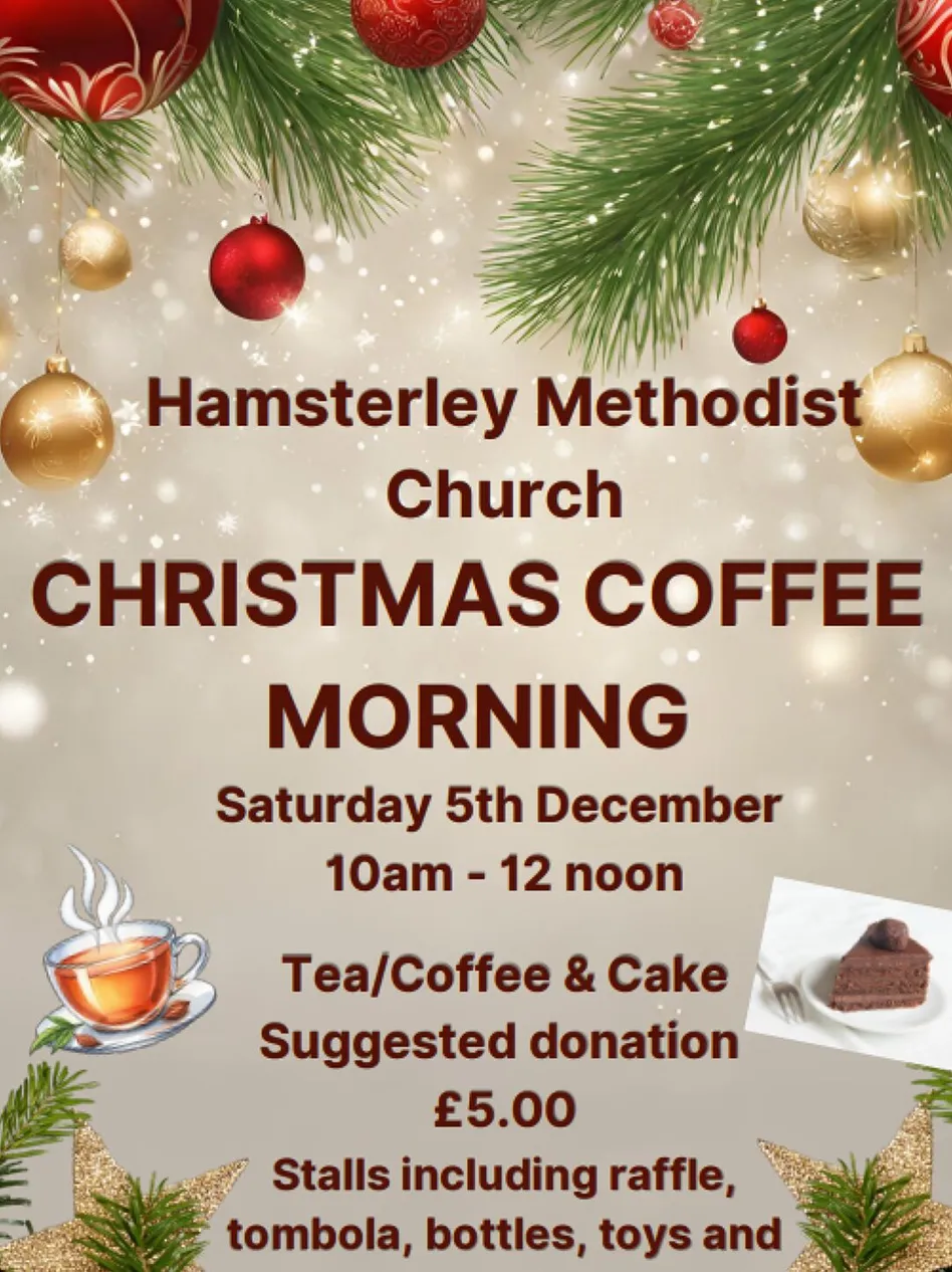 Hamsterley Christmas Coffee Morning 05 12 2026