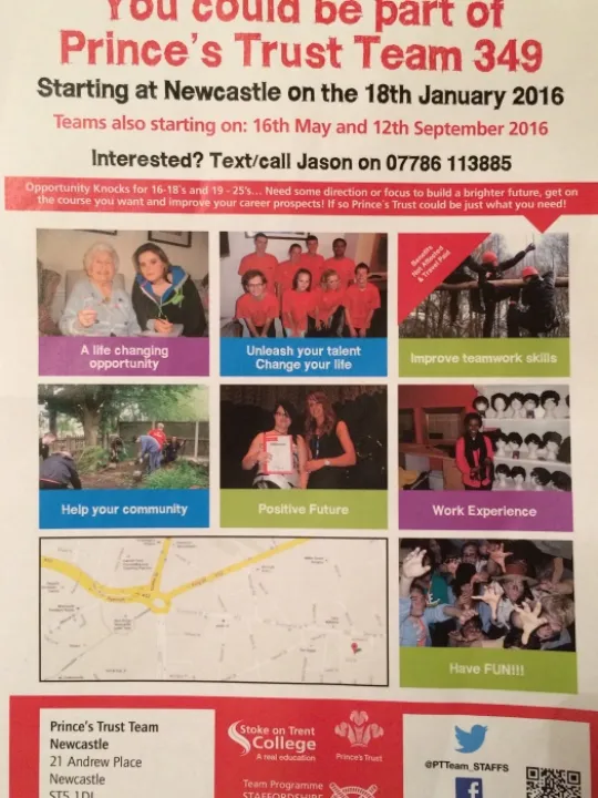 Prince's Trust Team poster