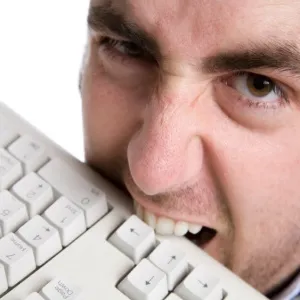 computer frustration