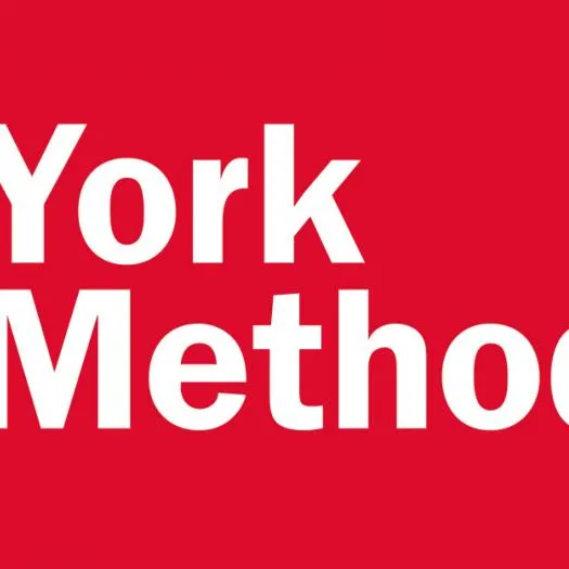 Banner logo white on red