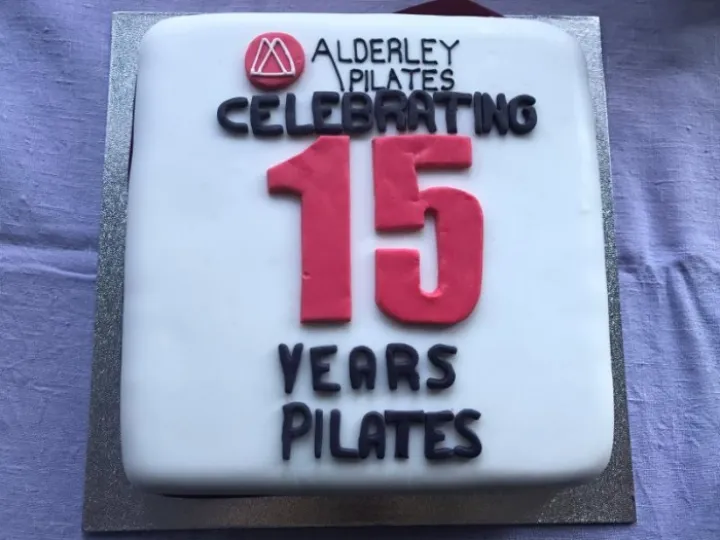 Alderley Pilates 15 Year Anniversary Cake From Wienholts Alderley Edge 2