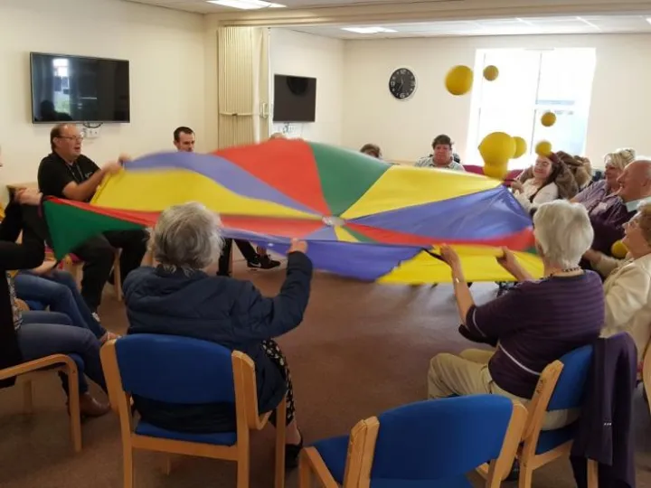 parachute games