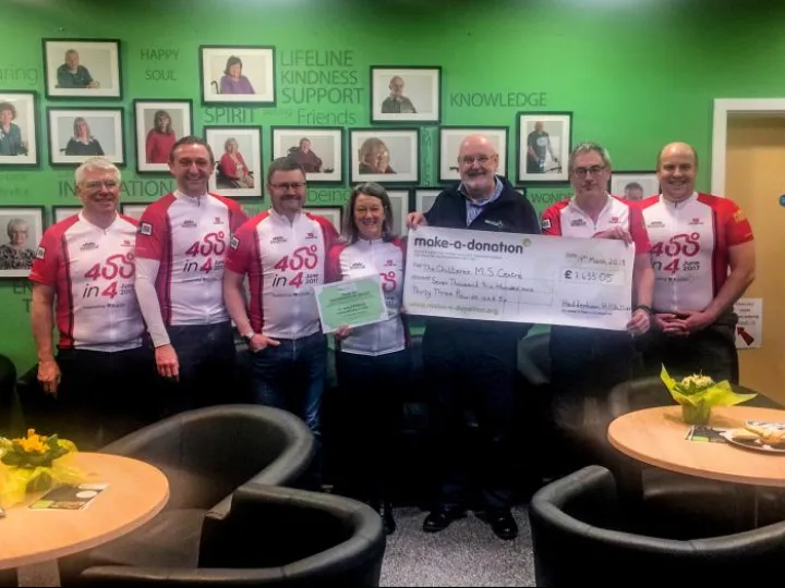 Hillbillies' Cheque Presentation