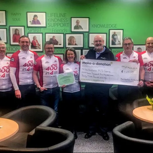 Hillbillies' Cheque Presentation