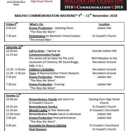 Programme of Events