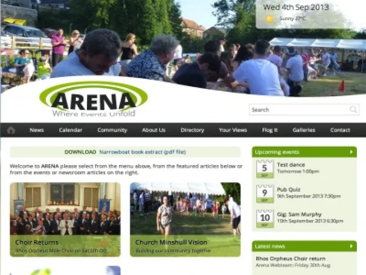 Arena screen grab