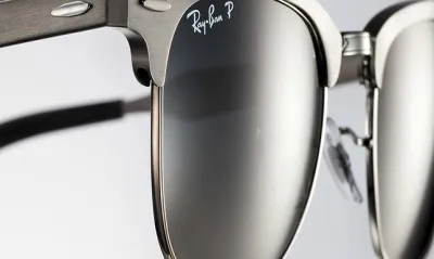 Ray Ban name etching on lens