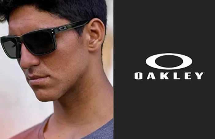 Oakley sunglasses poster of male
