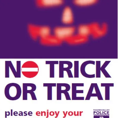 Halloween 'No Callers' Poster
