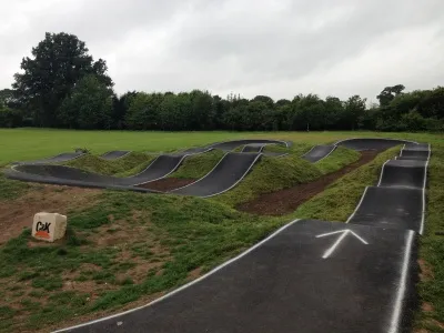 Christleton Scooter Track long view