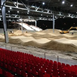 Paris BMX SX BMX track building