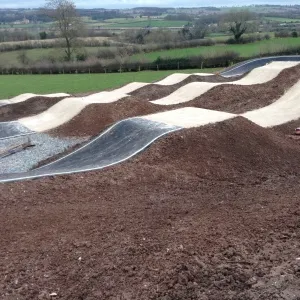 Standon Bowers Pump Track rollers