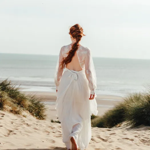fortuny skirt boho pleats chiffon beach P