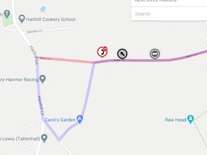 Harthill Roadworks
