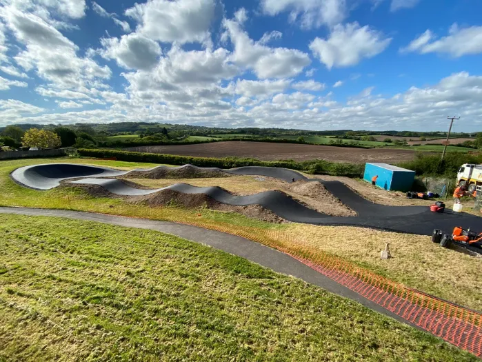 Audley pump track build