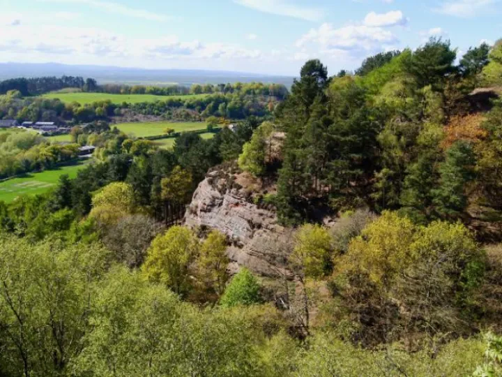 Cheshire Sandstone Ridge -Highest Point of The Ridge at Raw Head