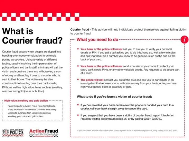 Courier Scam