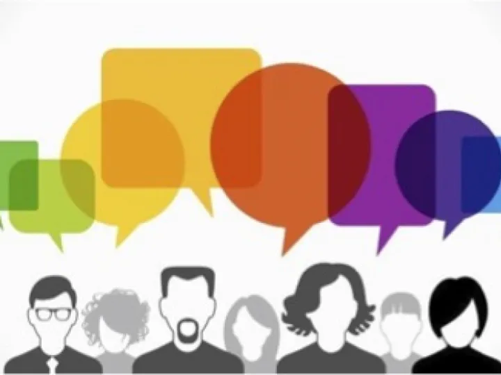 talking people