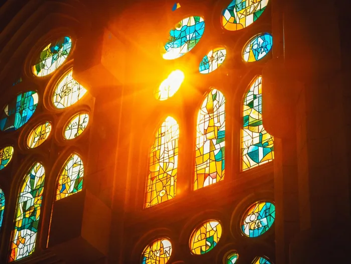 stained glass window