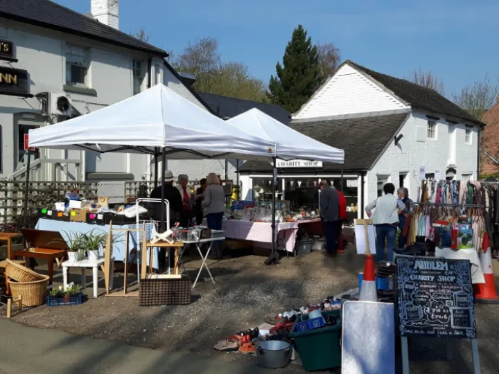 charity shop white gazebos