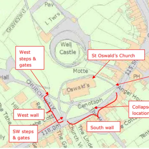 St Oswalds map