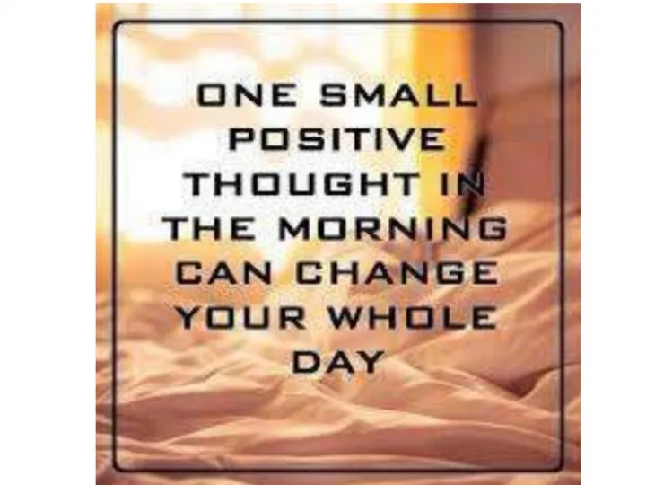 thought for the day