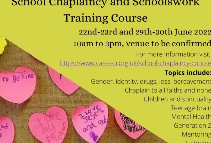 Record 22-School Chaplaincy & School Ministry Training Course