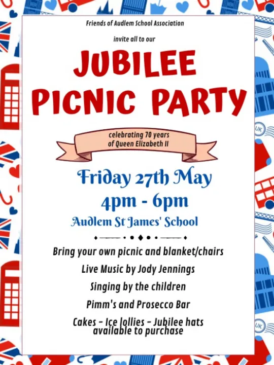 Jubilee Picnic Party Poster