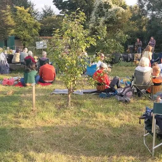 Musical Picnic in the Orchard
