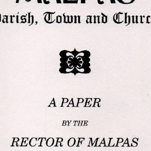 Malpas, Parish, Town and Church