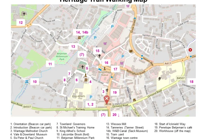 Heritage Trail Walking Map