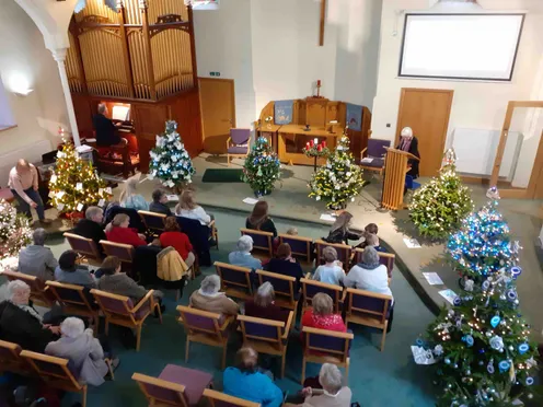 Christmas tree service at KMC
