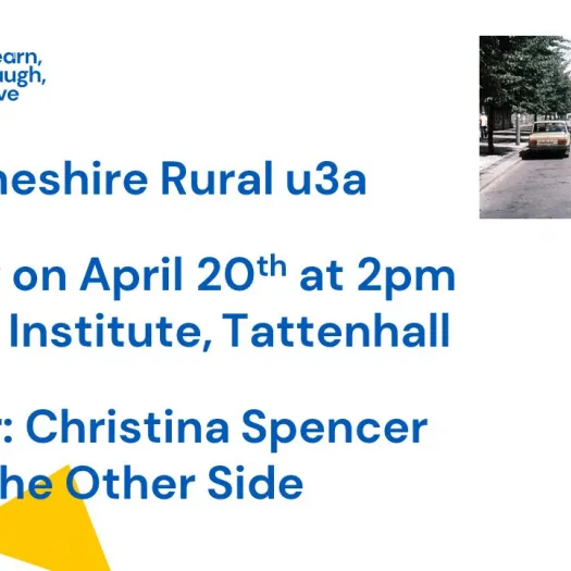 April 2023 U3A Poster