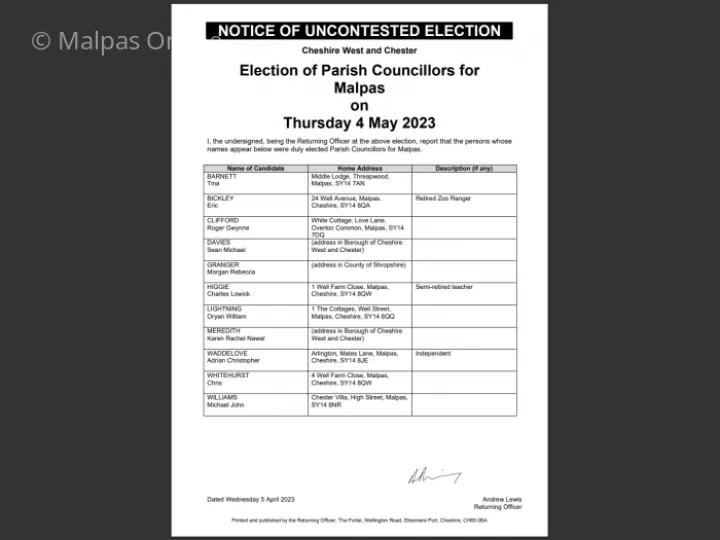 MPC Election Notice 16 03 23