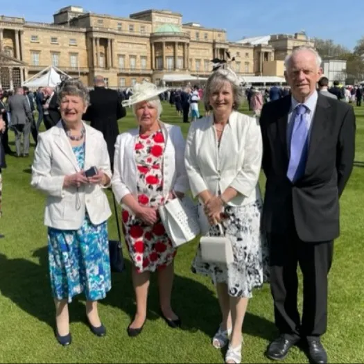 Fish Scheme Team at Buck House
