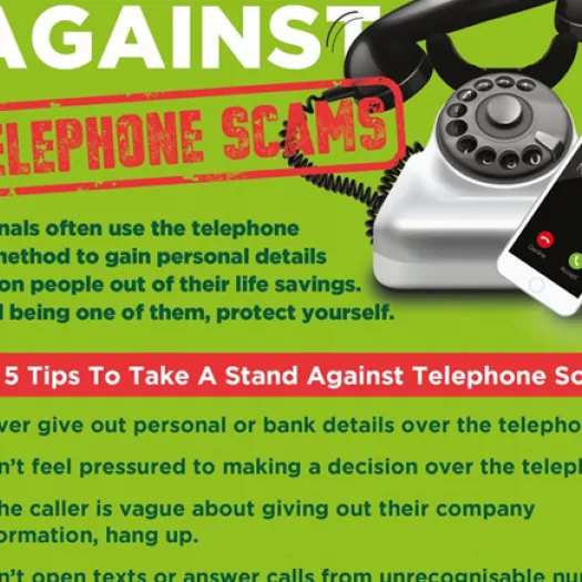 Avoiding Scams Poster