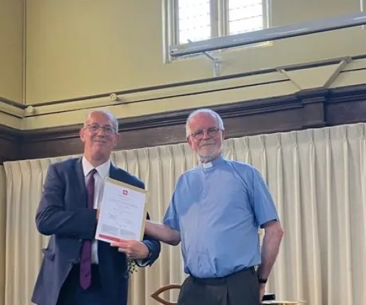 David Bennett &ndash; 40 years Certificate as Methodist LP